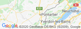 Pontarlier map